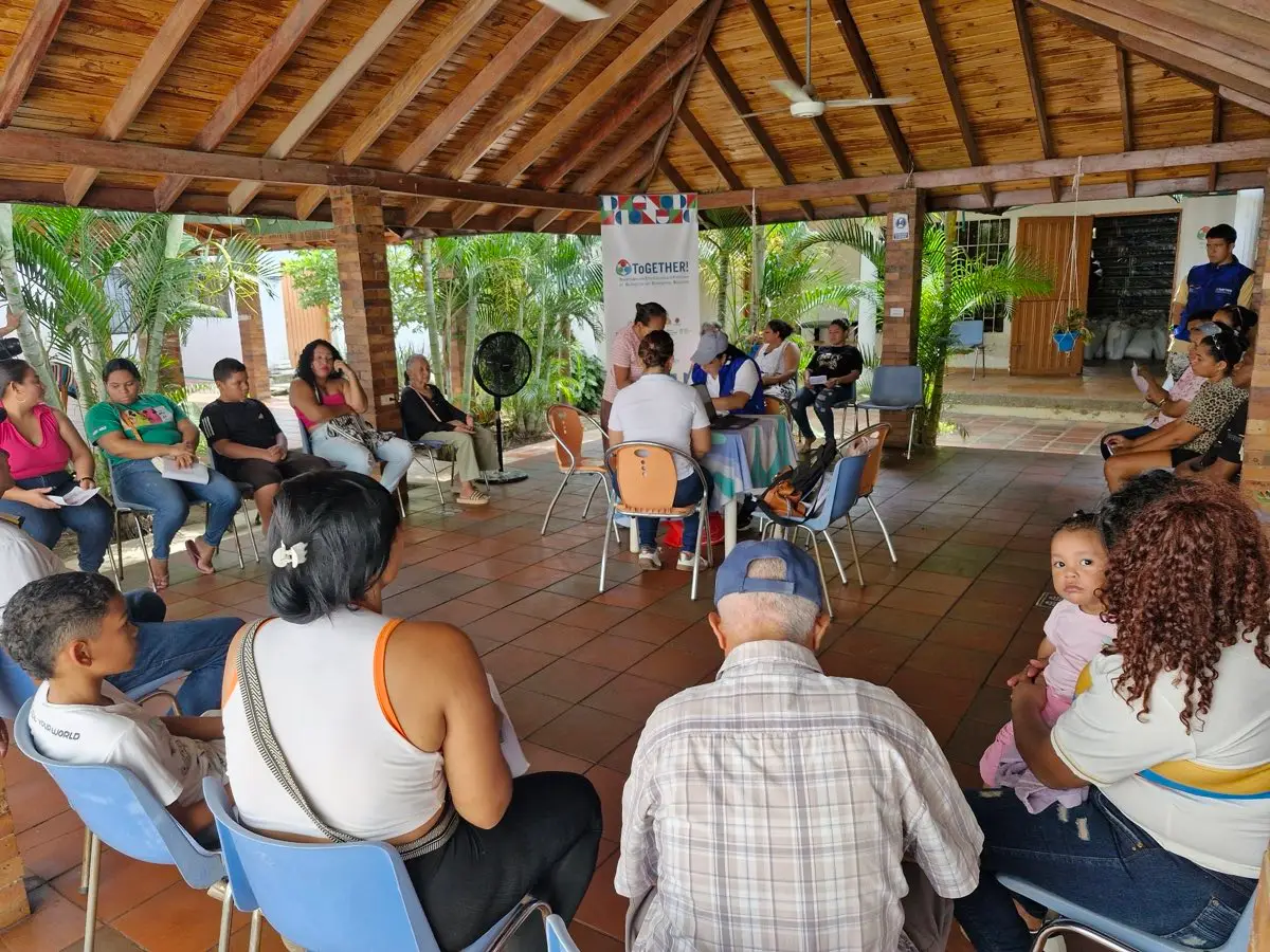 Jornada de asistencia humanitaria de ABIUDEA en el barrio María Cristina